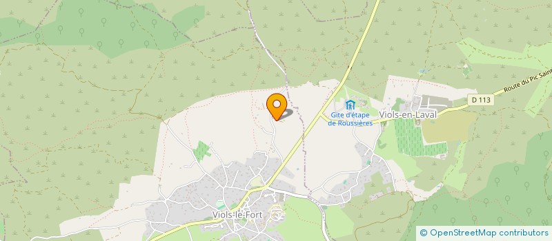 localisation de l'entreprise MADAME JULIE CHABOD  VIOLS-LE-FORT