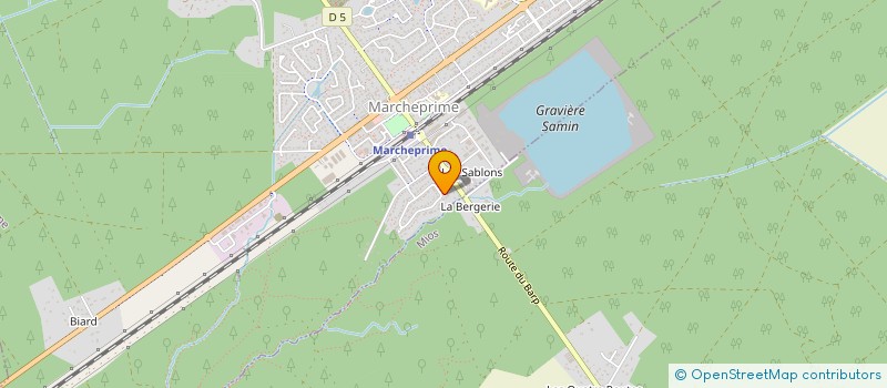 localisation de l'entreprise MADAME JULIE CHALEL  MARCHEPRIME