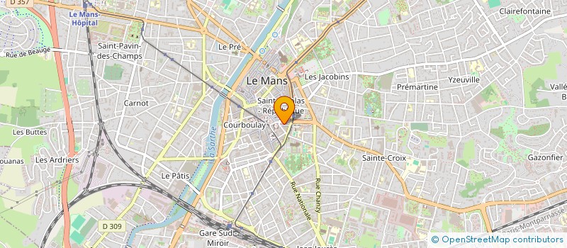 localisation de l'entreprise MADAME JULIE CHAMPAIN à LE MANS