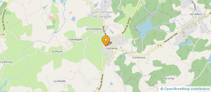 localisation de l'entreprise MADAME JULIE CHANAT  SAINT-GERMAIN-LES-VERGNES