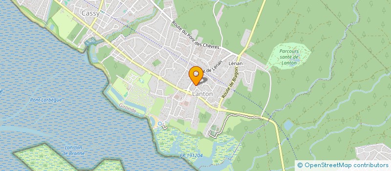 localisation de l'entreprise MADAME JULIE CHARDON  LANTON