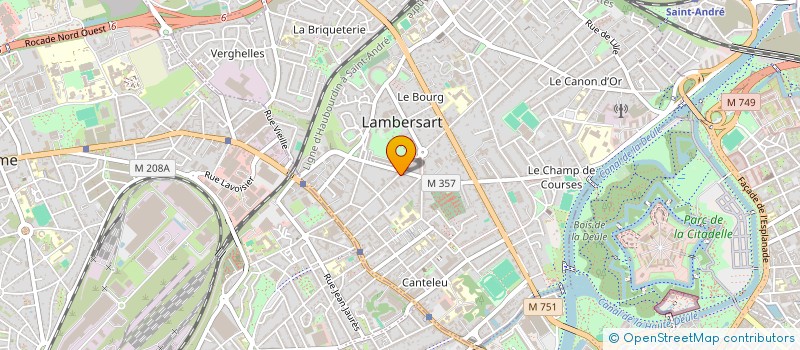 localisation de l'entreprise MADAME JULIE CHARLES à LAMBERSART