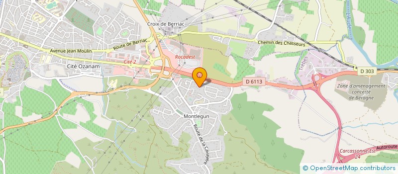 localisation de l'entreprise MADAME JULIE CHARLET  CARCASSONNE