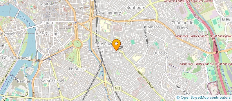 localisation de l'entreprise MADAME JULIE CHARLET à TOULOUSE