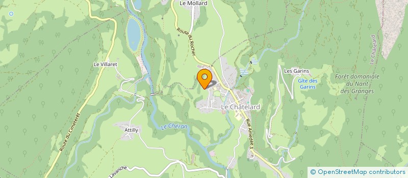 localisation de l'entreprise MADAME JULIE-CHARLOTTE BARBUT  LE CHATELARD