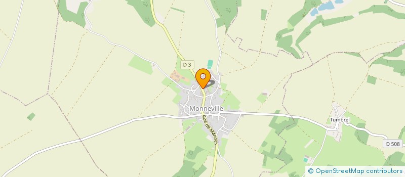 localisation de l'entreprise MADAME JULIE-CHARLOTTE LE RIGOLEUR  MONNEVILLE