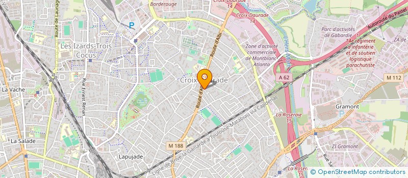 localisation de l'entreprise MADAME JULIE CHARRIERE  TOULOUSE