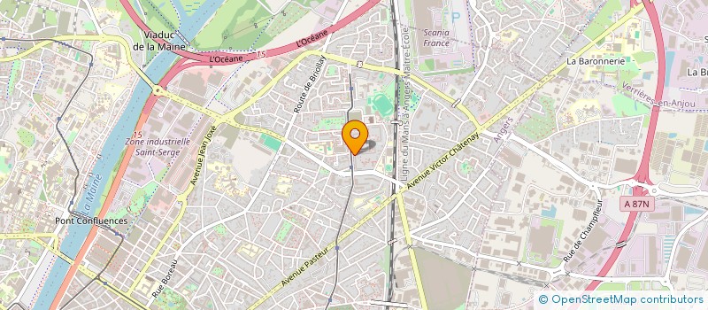 localisation de l'entreprise MADAME JULIE CHARRON à ANGERS