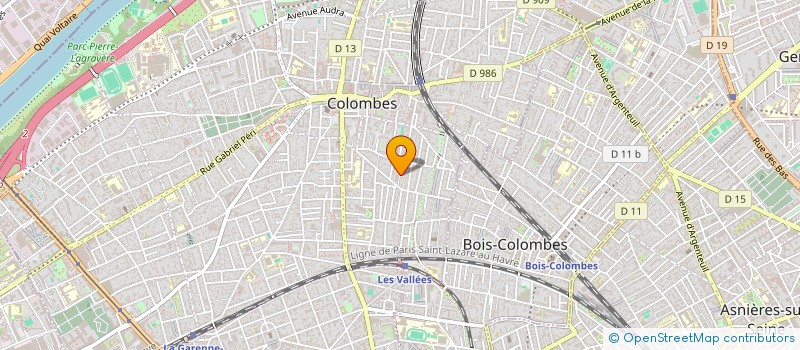 localisation de l'entreprise MADAME JULIE CHARVY à COLOMBES
