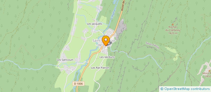 localisation de l'entreprise MADAME JULIE CHASSAGNOL à COURCHEVEL