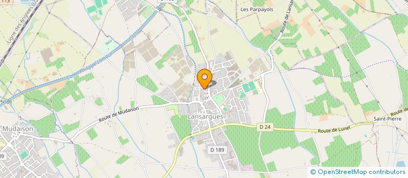 localisation de l'entreprise MADAME JULIE CHAUCHON  LANSARGUES