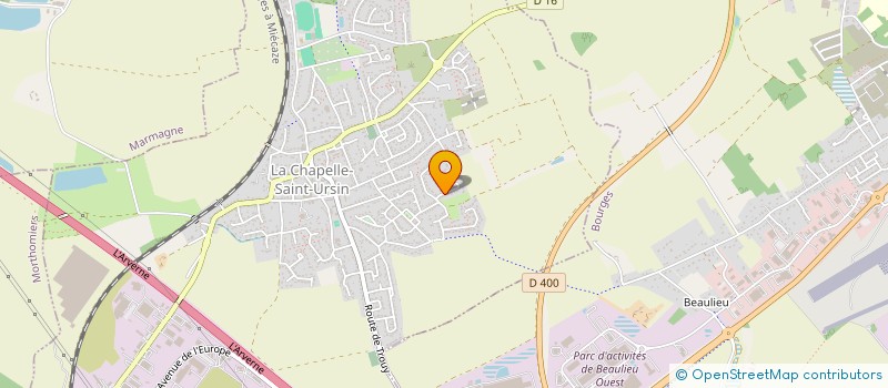 localisation de l'entreprise MADAME JULIE CHAUMARD  LA CHAPELLE-SAINT-URSIN