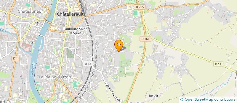 localisation de l'entreprise MADAME JULIE CHAUTARD  CHATELLERAULT