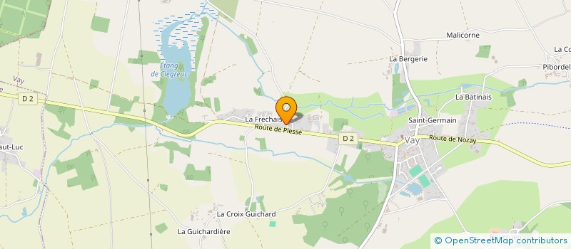 localisation de l'entreprise MADAME JULIE CHAUVEAU  VAY