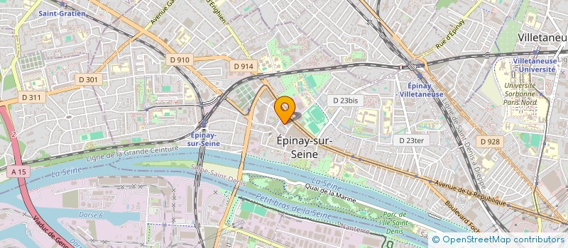 localisation de l'entreprise MADAME JULIE CHEA  EPINAY-SUR-SEINE