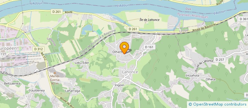 localisation de l'entreprise MADAME JULIE CHEBAUX  LAHONCE