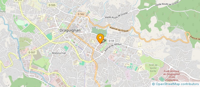 localisation de l'entreprise MADAME JULIE CHEDED  DRAGUIGNAN