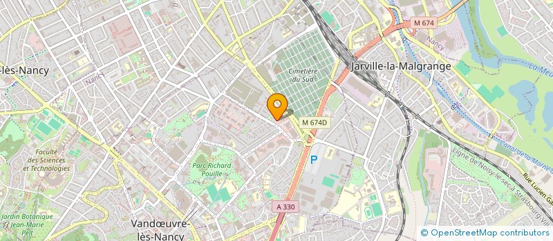 localisation de l'entreprise MADAME JULIE CHENIN  VANDUVRE-LES-NANCY