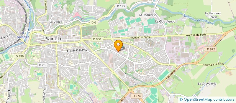 localisation de l'entreprise MADAME JULIE CHERON  SAINT-LO