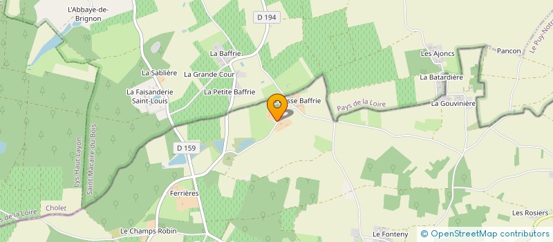 localisation de l'entreprise MADAME JULIE CHEVALIER  LORETZ-D'ARGENTON