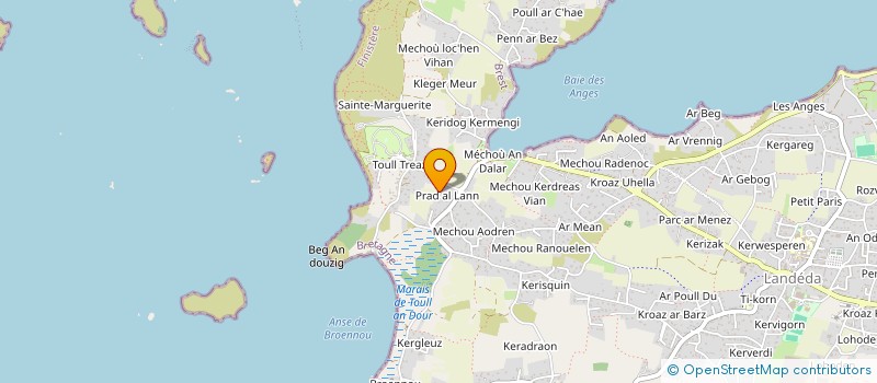 localisation de l'entreprise MADAME JULIE CHEVALIER  LANDEDA