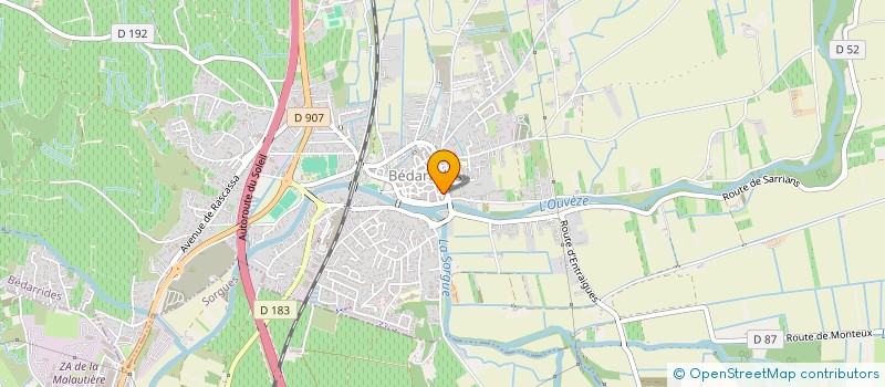 localisation de l'entreprise MADAME JULIE CHEVALIER  BEDARRIDES