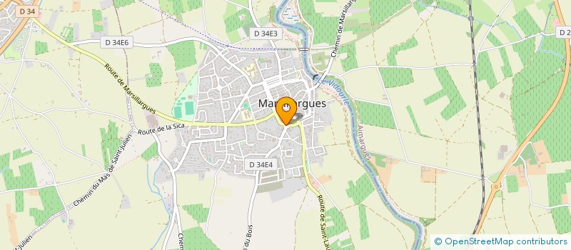 localisation de l'entreprise MADAME JULIE CHEVALLARD  MARSILLARGUES