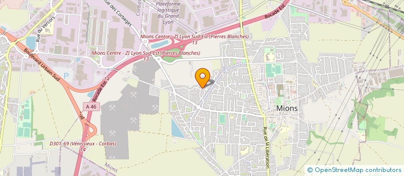 localisation de l'entreprise MADAME JULIE CHEVALLIER  MIONS