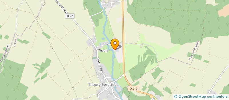 localisation de l'entreprise MADAME JULIE CHEVEREAU  THOURY-FEROTTES