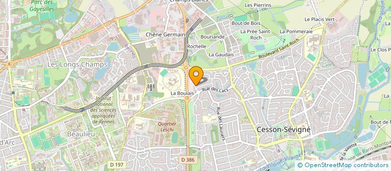 localisation de l'entreprise MADAME JULIE CHEVILLOTTE à CESSON-SEVIGNE