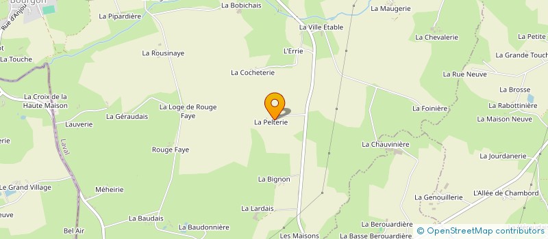 localisation de l'entreprise MADAME JULIE CHEVREL  BOURGON