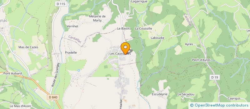 localisation de l'entreprise MADAME JULIE CHEVREUL  CAMBURAT