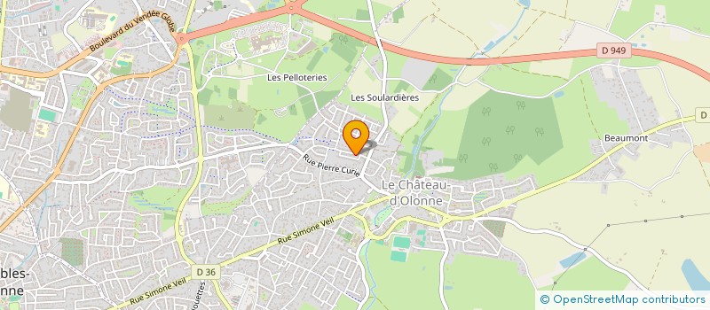 localisation de l'entreprise MADAME JULIE CHEVRIER à GROSBREUIL