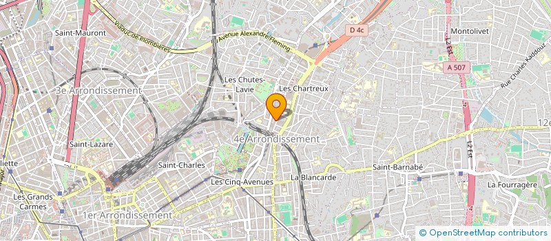 localisation de l'entreprise MADAME JULIE CHOBERT à MARSEILLE