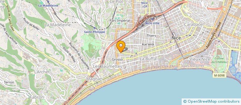 localisation de l'entreprise MADAME JULIE CHOISY  NICE