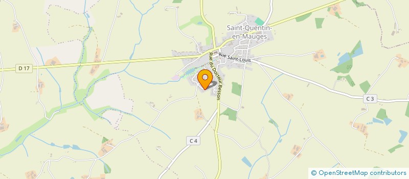 localisation de l'entreprise MADAME JULIE CHOLLET à MONTREVAULT-SUR-EVRE