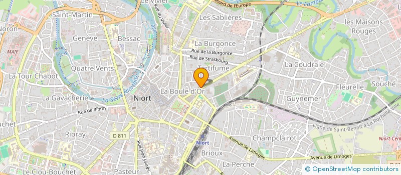 localisation de l'entreprise MADAME JULIE CHOPIN  NIORT