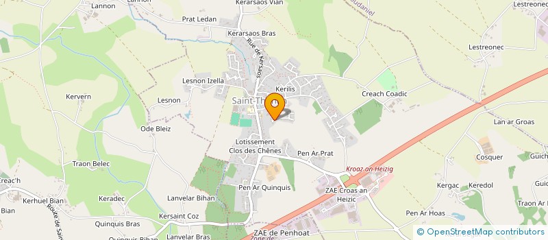 localisation de l'entreprise MADAME JULIE CHOTARD  SAINT-THONAN