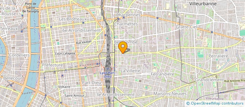 localisation de l'entreprise MADAME JULIE CHRETIEN  LYON