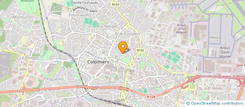 localisation de l'entreprise MADAME JULIE CHWARZCIANEK à COLOMIERS
