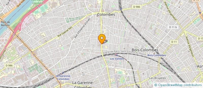 localisation de l'entreprise MADAME JULIE CLARY à COLOMBES