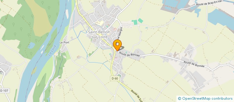 localisation de l'entreprise MADAME JULIE CLAVEAU à SAINT-BENOIT-SUR-LOIRE