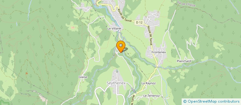 localisation de l'entreprise MADAME JULIE CLAVIER  FAVERGES-SEYTHENEX