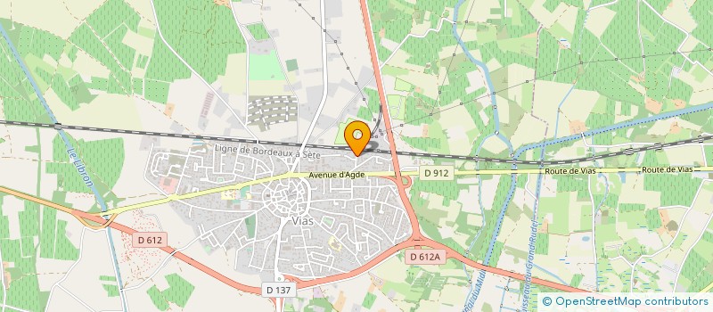 localisation de l'entreprise MADAME JULIE CLERC  VIAS