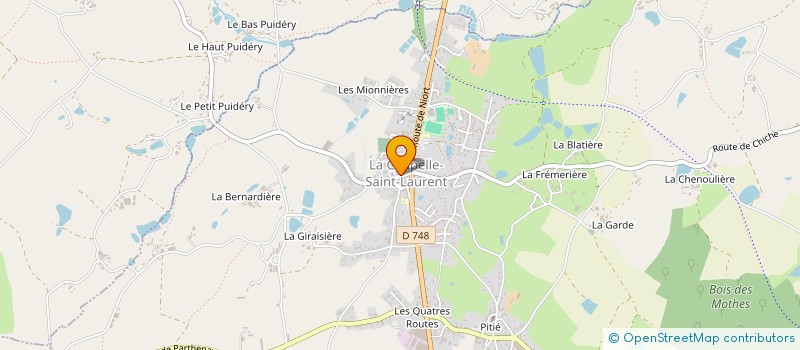 localisation de l'entreprise MADAME JULIE CLERC  LA CHAPELLE-SAINT-LAURENT