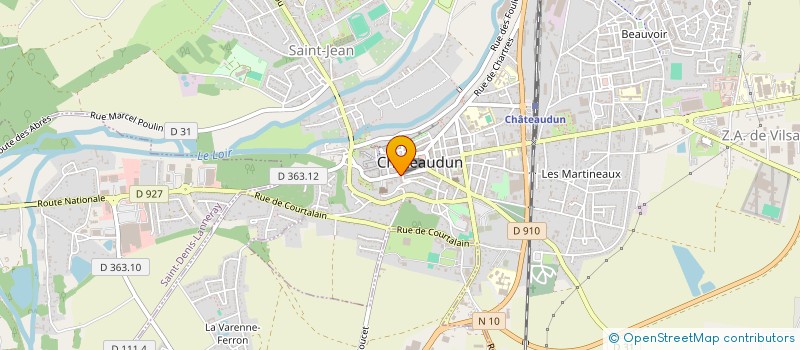 localisation de l'entreprise MADAME JULIE CLOCHARD à CHATEAUDUN