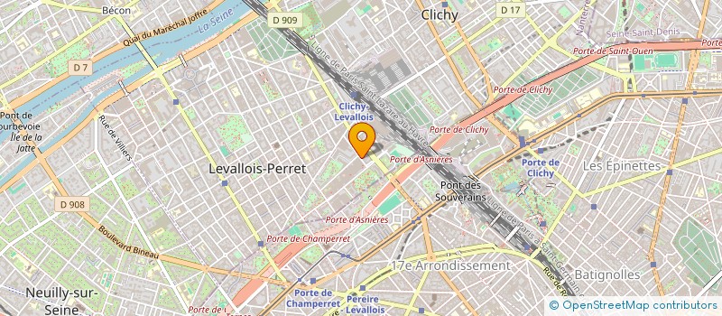 localisation de l'entreprise MADAME JULIE COHEN à LEVALLOIS-PERRET