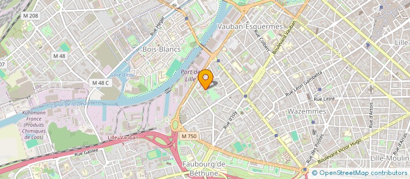 localisation de l'entreprise MADAME JULIE COIGNOUX à LILLE