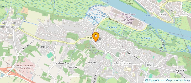 localisation de l'entreprise MADAME JULIE COJEAN  LA MONTAGNE