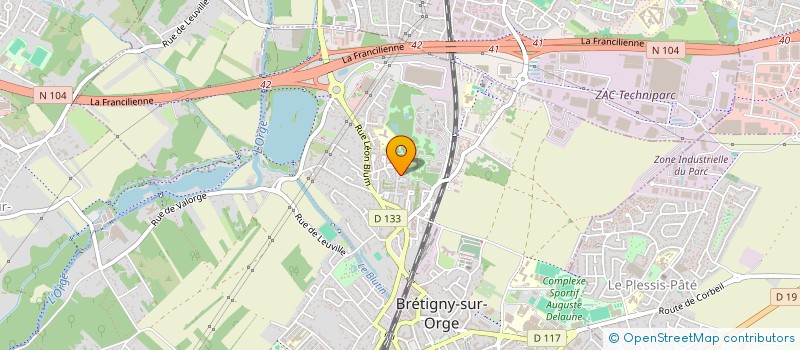 localisation de l'entreprise MADAME JULIE COLAS à BRETIGNY-SUR-ORGE